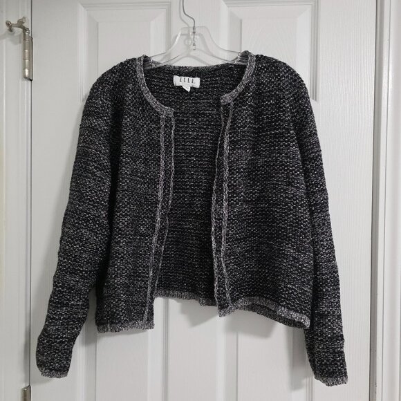 ELLE Women’s Multicolor Open Front Knit Cardigan Sweater Size XL - Picture 1 of 4